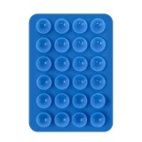 Cumpara ieftin Suport cu ventuze albastru 8 x 5,5 x 1 cm pentru smartphone, silicon flexibil