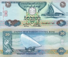 EMIRATELE ARABE UNITE 20 dirhams 2016 UNC!!!