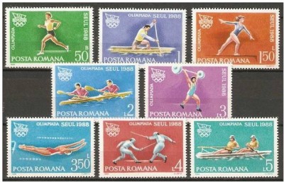 JO de vara de la Seul, sport, 1988, nr. lista 1208, MNH foto