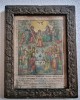 Cromolitografie religioasă tipărită în 1904 în zilele regelui Carol I a Romaniei