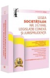 Legea societatilor nr. 31/1990, legislatie conexa si jurisprudenta. Ed. 11. Februarie 2026