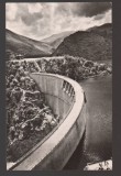 CPIB 23642 CARTE POSTALA - SADU. BARAJUL NOGOVANU SI LACUL DE ACUMULARE AL UZINEI HIDROELECTRICE, RPR, CIRCULATA, 1966, STAMPILE, TIMBRU