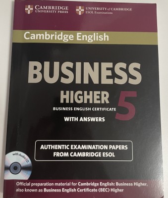 Cambridge Business Higher 5 with Answers &amp;amp; Audio CD foto