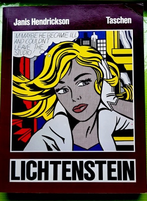 F10-I-Album LICHTENSTEIN-Arta-moderna abstracta cu lucrari scumpe. Germania 1973 foto