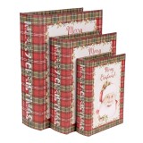 Cumpara ieftin Set 3 cutii tip carte Craciun (3) 27x22x7 / 22x17x6 / 17x12x4 cm