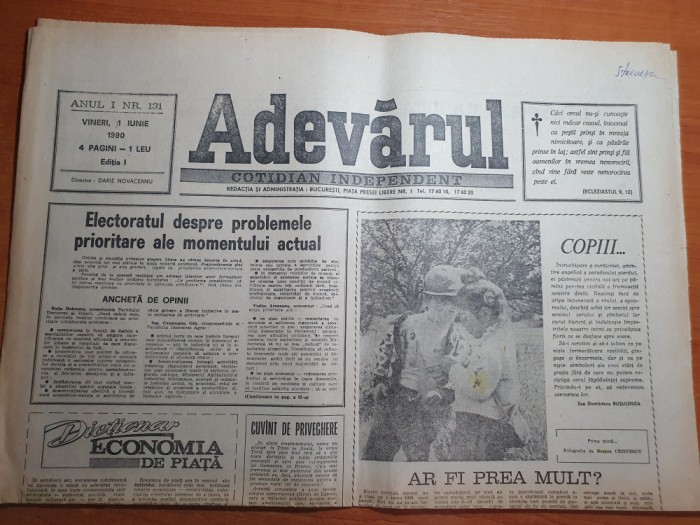 adevarul 1 iunie 1990-delta dunarii are nevoie de noi