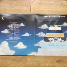 MOODY BLUES - THIS IS THE MOODY BLUES (2LP,2 viniluri, 1974,THRESHOLD,UK) vinil