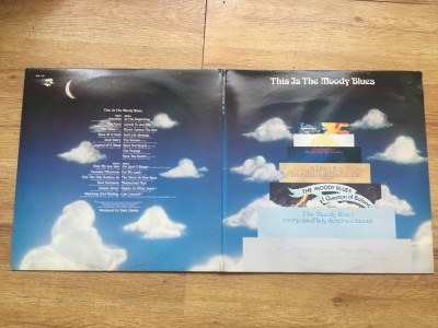 MOODY BLUES - THIS IS THE MOODY BLUES (2LP,2 viniluri, 1974,THRESHOLD,UK) vinil foto