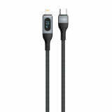 Dudao USB Tip C - Cablu Lightning Incarcare Rapida PD 20W 1m Negru (L7MAXL)