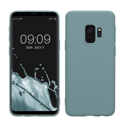 Husa Kwmobile pentru Samsung Galaxy S9, Verde inchis, Silicon, KWM000008OR023C foto