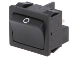 Comutator Basculant ON-OFF 6A Negru IP40
