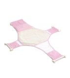 Hamac Cadita Bebe Ikonka Roz - Suport Textil Baie Sigur &amp; Confortabil 0-8 Luni