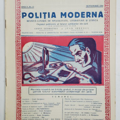 POLITIA MODERNA , REVISTA LUNARA DE SPECIALITATE , LITERATURA SI STIINTA , ANUL V , NR.55, SEPTEMBRIE , 1930