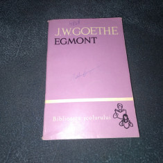 J W GOETHE - EGMONT