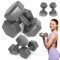 Set barbell hexagonal 2x4 kg gri