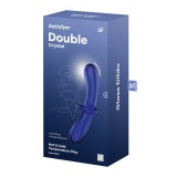 Cumpara ieftin Dildo dublu din sticla borosilicata solida Satisfyer Double Double Crystal