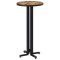 Masă de bar rotundă, &Oslash;55x110 cm, lemn masiv de tec reciclat