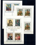 Cehoslovacia 1973 - Picturi, arta, set minicoli neuzate