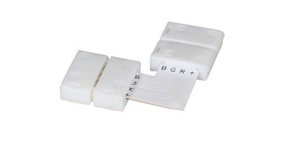 Conector banda led RGB la 90 de grade foto