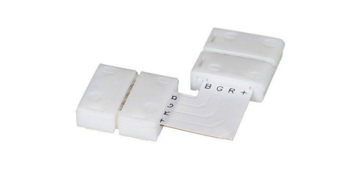 Conector banda led RGB la 90 de grade