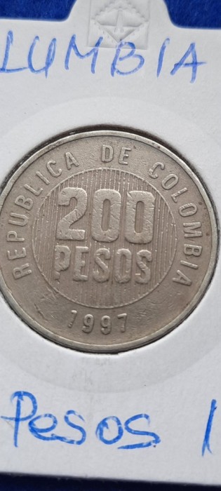 COLUMBIA 200 PESOS 1997 VF
