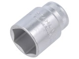 Cheie tubulară HEX 24mm 1/2 oțel cromat scurtă