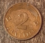 C50 - Moneda foarte veche - Letonia - 2 santimu - 2006