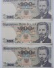 Bancnote 200 zloti 1988 consecutive