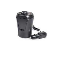 Car Kit Multifunctional BX7, FM / Bluetooth transmitter , 2 porturi USB, Slot TF CARD, AUX, Display, Negru