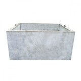 Camin rectangular armat din beton dimensiune interioara 150&times;100 cm