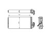 Radiator Incalzire Mercedes Vito (W638), 02.1995-07.2003, motor 2.1 CDI, 2.3 TD, diesel, 2.0, 2.3, benzina, aluminiu mecanic/plastic, 343x182x42 mm,
