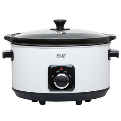 Slow cooker 5.8l ad 6413 alb adler foto