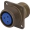 Conector circular 16S, 3 pini, mamă