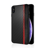 Husa XIAOMI Redmi Note 8 Pro - Carbon Fiber Piele (Negru)