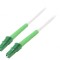 Patch cord fibră OS2 LC/APC 3m alb LSZH