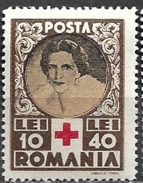 C1058 - Romania 1945 - Crucea rosie 1/4 nestampilat mnh foto