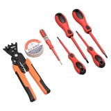 Trusa electrician, cu surubelnite si cleste multifunctional, 7 piese
