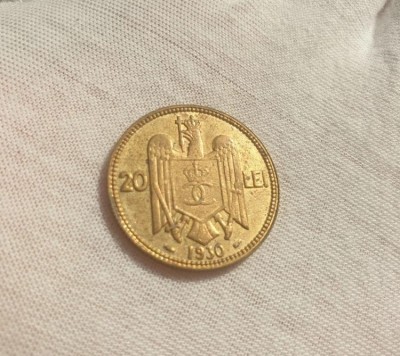 20 lei 1930 paris UNC foto