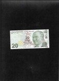 Turcia 20 lire lira 2009(21) seria014494232