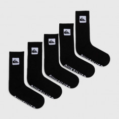 Quiksilver sosete 5-pack barbati, culoarea negru