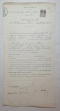 Citaţiune Curtea de Apel Bucureşti 1922 &ndash; Act judiciar original Rom&acirc;nia