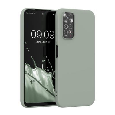 Husa Kwmobile pentru Xiaomi Redmi Note 11/Redmi Note 11s, Silicon, Verde, 57368.172 foto