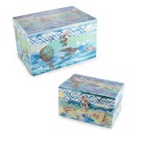 Cumpara ieftin Set 2 cutii lemn Box 20x14x12 cm, 16x11x9 cm