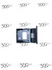 Sim tray Xiaomi Mi 11 LITE (5G) BLACK