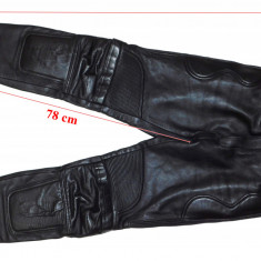 Pantaloni moto piele Raberg barbati marimea 48(S)