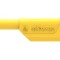 Conector banană 4mm 32A 1kV galben aurit cu izolație