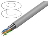 Cablu F/UTP 4x2x23AWG LSZH gri 305m &Oslash;7,3mm