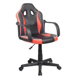 Scaun Gaming, Spatar Reglabil, Culoare Negru-Rosu, Greutate Maxima 90kg
