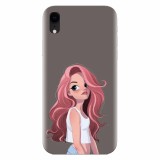 Husa silicon pentru Apple Iphone XR, Cute Girl
