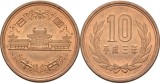 Japonia 1989 - 10 yen, circulata
